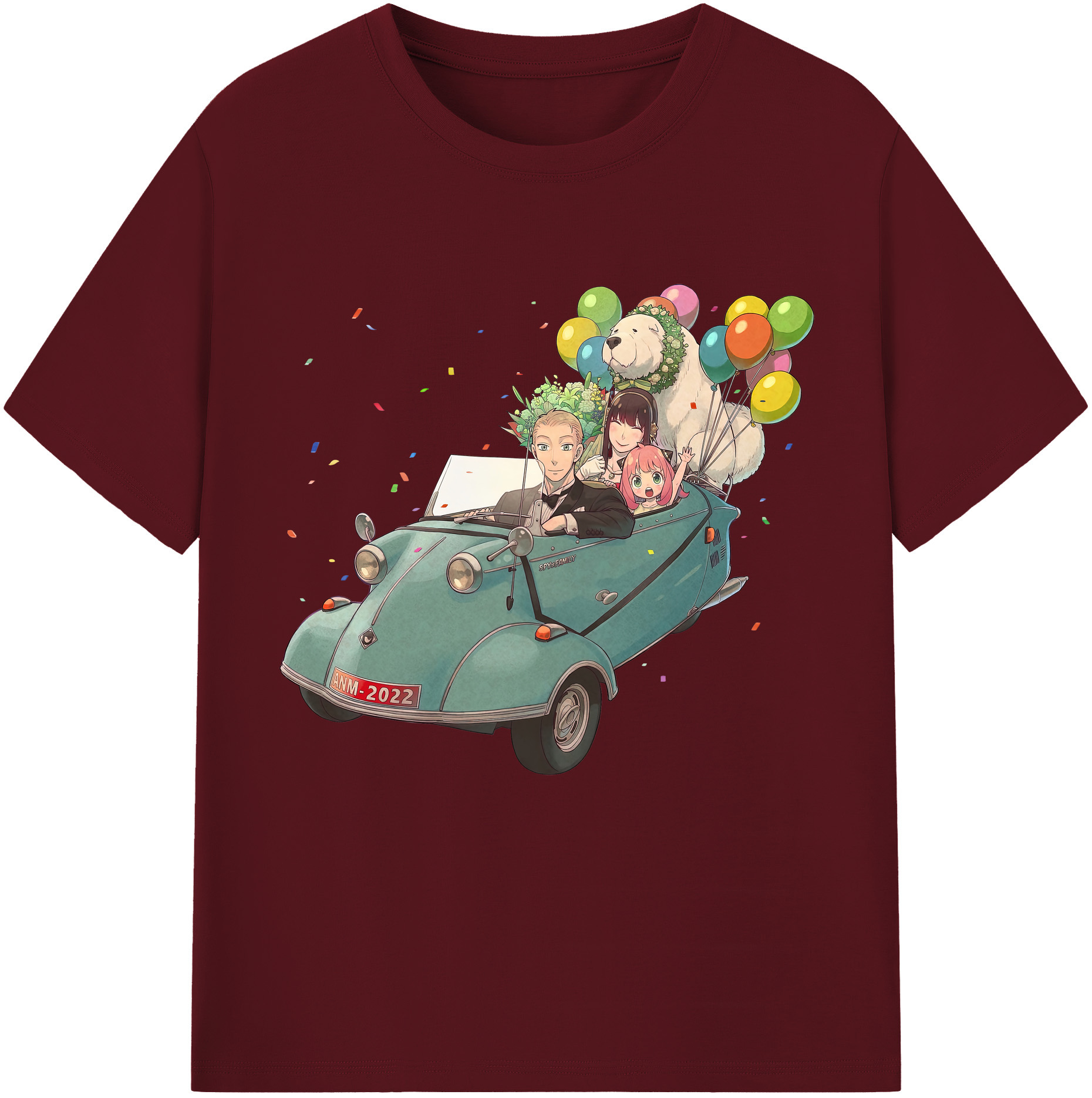 （画像用） SPY×FAMILY间谍家家酒 綿100％半袖Tシャツ（フロントプリント）